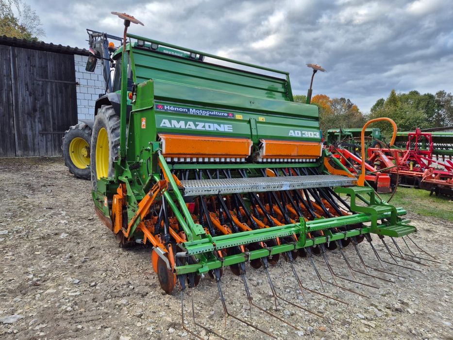 Amazone Ad303 Super TALERZOWY Ke302 3m Zestaw uprawowo siewny Agregat
