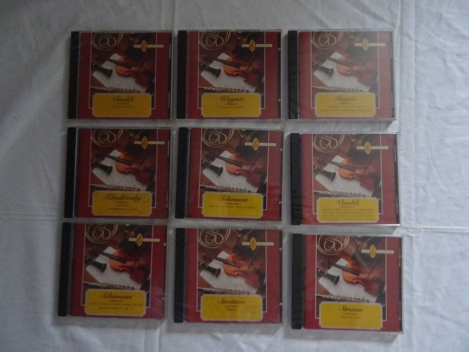 Coleção 50 CDs Música Clássica Beethoven Mozart Bach Chopin Vivalde Etc