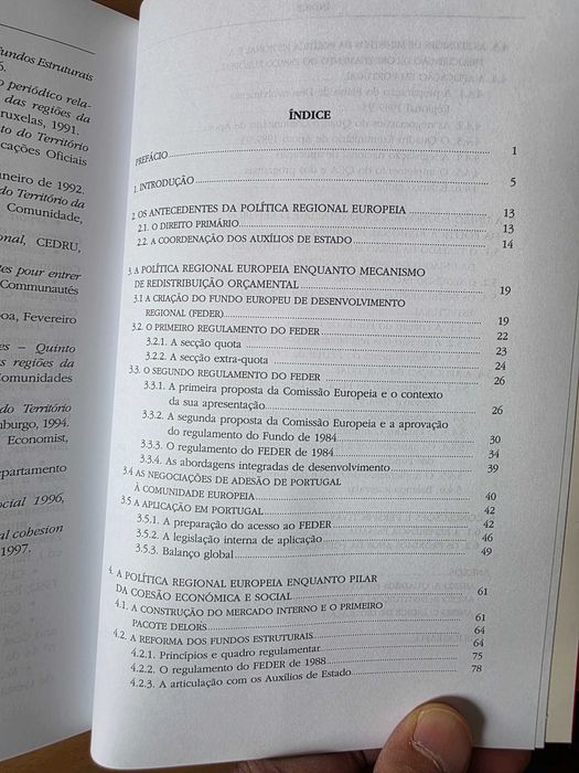 Livro "A Política Regional Europeia e Portugal"