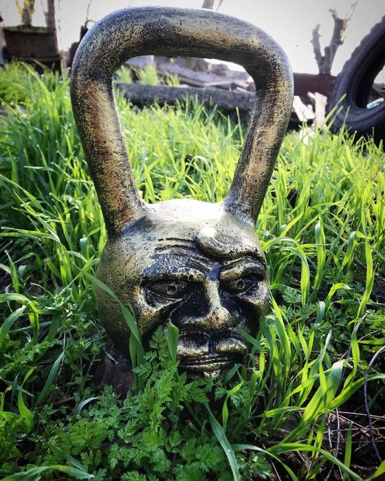 Гиря 14 кг 15 кг 16 кг чугунная Гиря ПОДАРОК