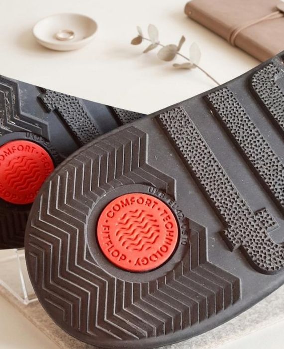 Жіночі фірмові великі шкіряні туфлі на платформі стильні мокасини FitFlop
F-Mode,Англія,р.42
