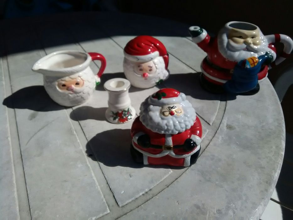 Conjunto 5 peças louça vintage coleção