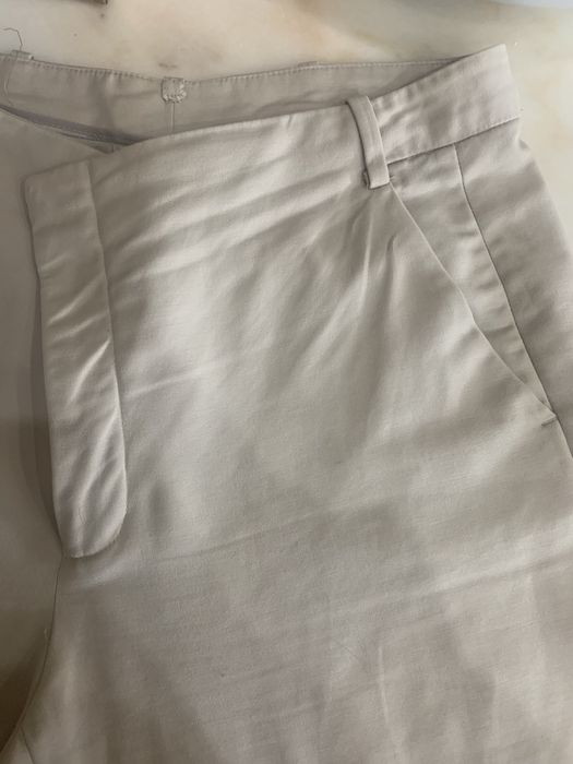 Calças mulher bege Zara XL 42-44 (algodão)