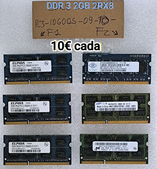 Memórias RAM DDR3 para Portátil