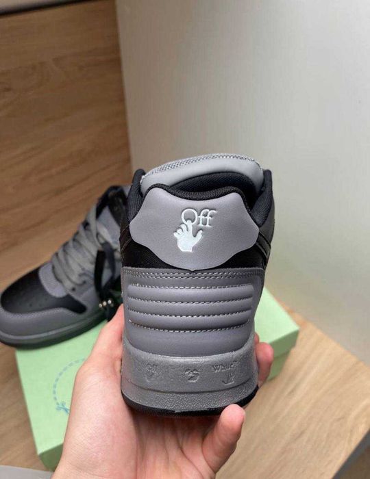 Кросівки Off-White / Out Of Office / оф вайт white/black