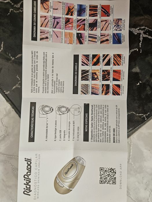 Câmara de diagnóstico capilar