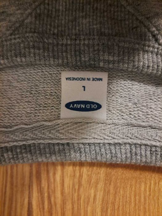 Bluza Old Navy L szara basic klasyczna bez kaptura