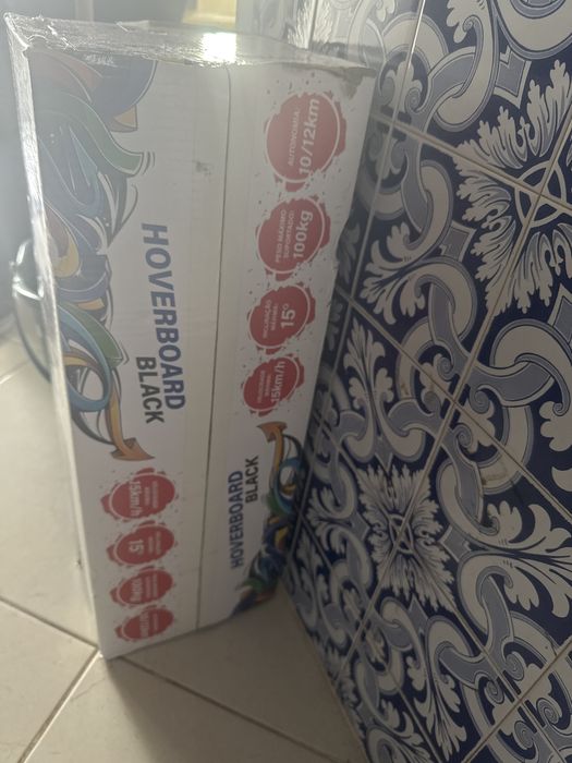 Hoverboard silver novo