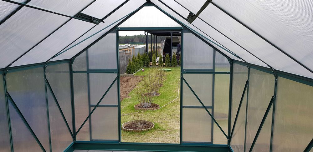 Szklarnia ogrodowa aluminiowa – 9 m2 – Model GARDEN 3