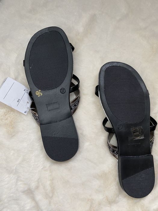 Buty damskie sandałki płaskie klapki  Free Time 37