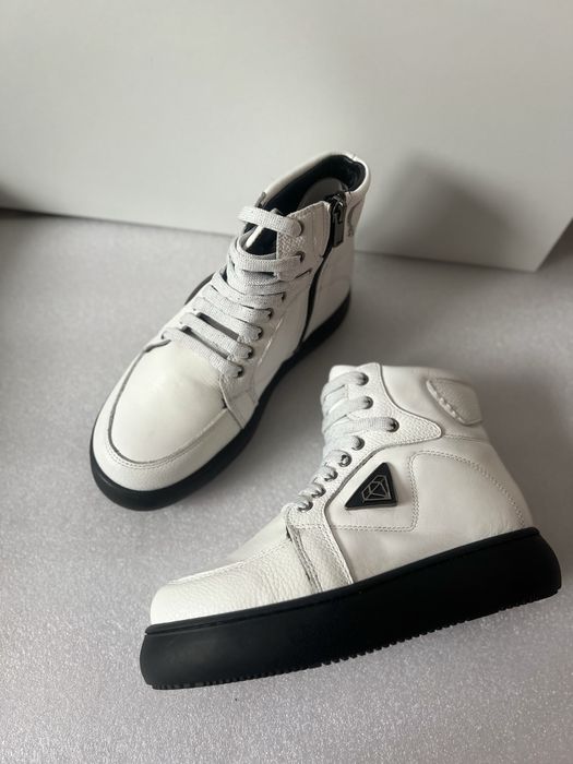 Черевики зимові білі