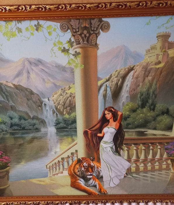 Картина з блискітками