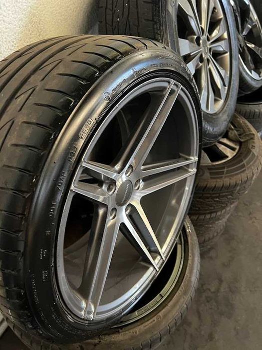 JANTES VEEMAN 19 5X112 COM PNEUS NOVOS