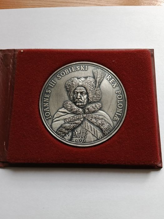 Medal platerowany Jan III Sobieski