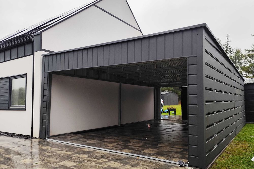 Duża Wiata Samochodowa Carport