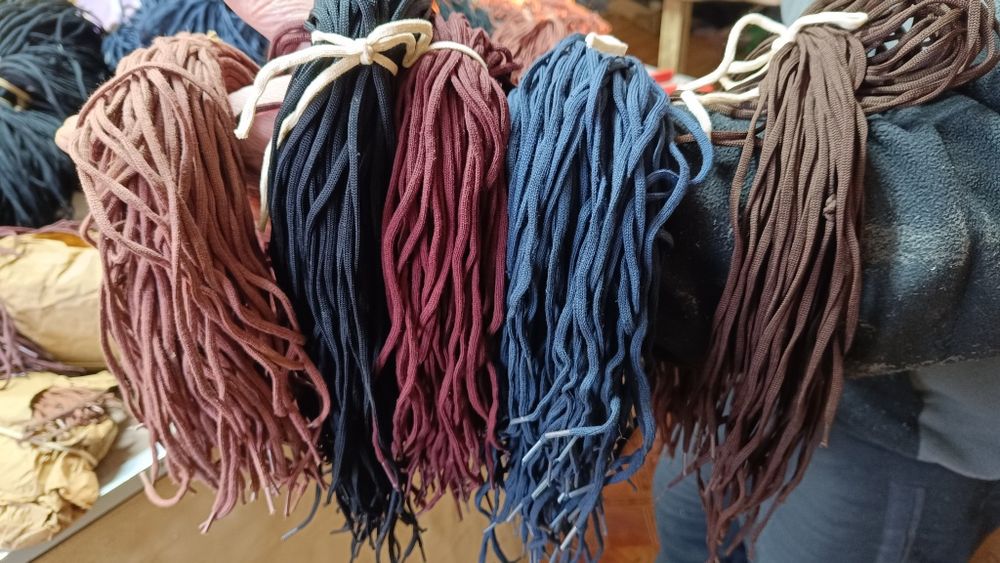 Шнурки обувні бавовняні.