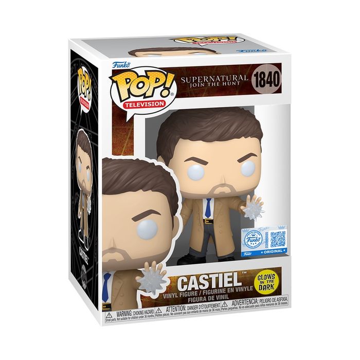 Оригінальна колекційна фігурка Funko Pop 1840 Castiel Кастіель GITD Supernatural Надприродне Ексклюзив Фанко Поп Статуетка Подарунок