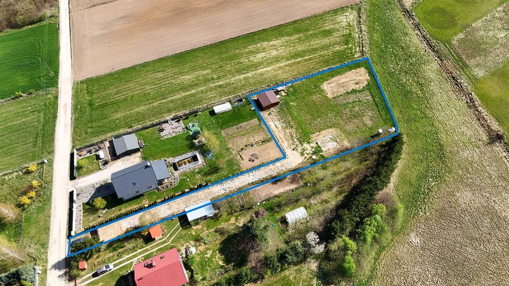 działka budowlana Miłocin gm. Wojciechów