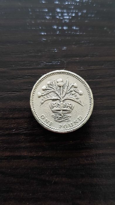 Moneta kolekcjonerska One Pound Elisabeth II 1989