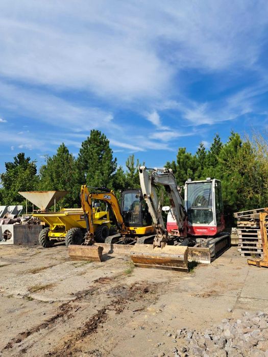 Usługi koparka, transport, ROBOTY ZIEMNE, wiertnica