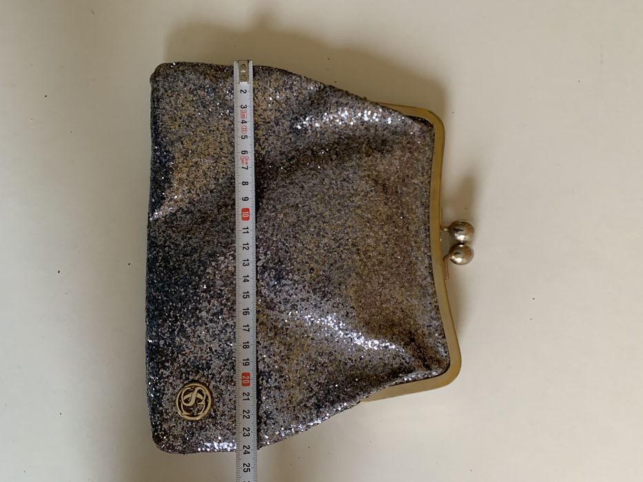 Pochete cinza de cerimónia