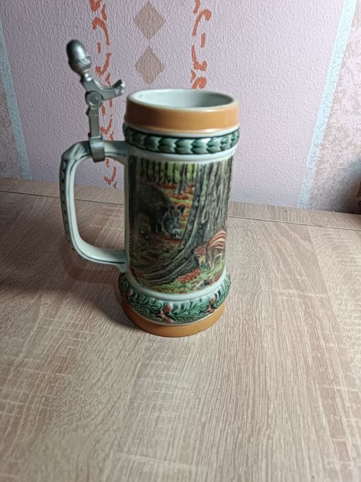 Пивной бокал фарфоровый