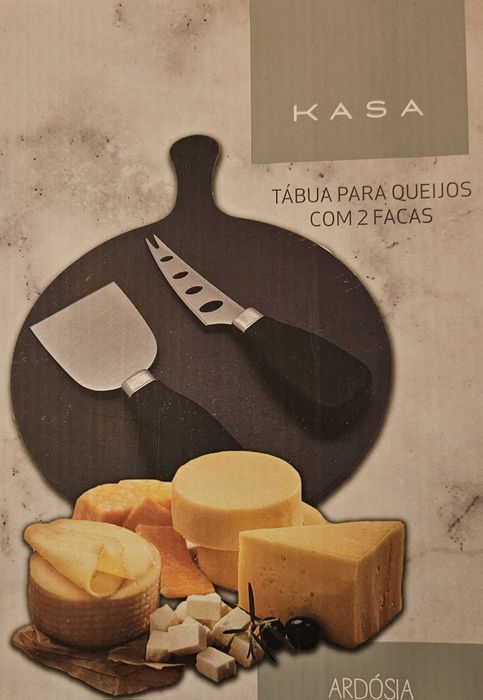 Tábua de ardósia para queijos