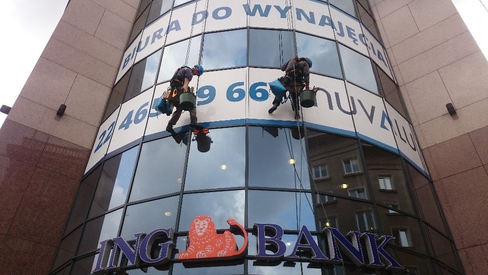 Alpinista24.pl Mycie okien elewacji Prace na wysokości Warszawa