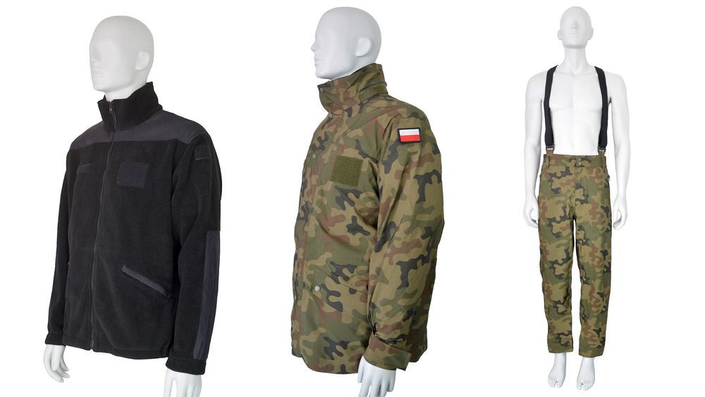 ubranie ochronne gore-tex 128/mon komplet bez kaptura m/xs