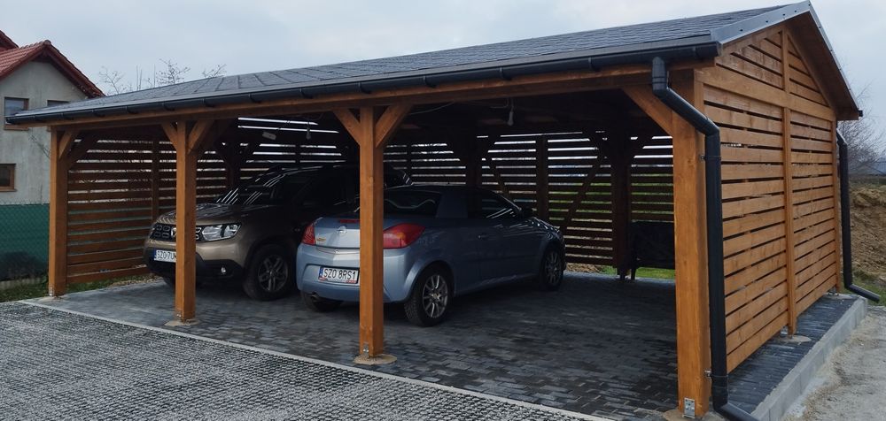 Wiata 50 M2 na 3 auta solidnie polecam