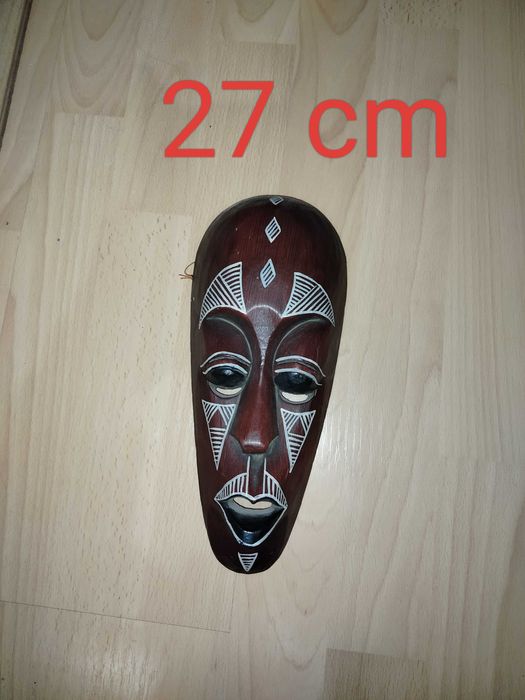 Maska drewniana afrykańska 27 cm