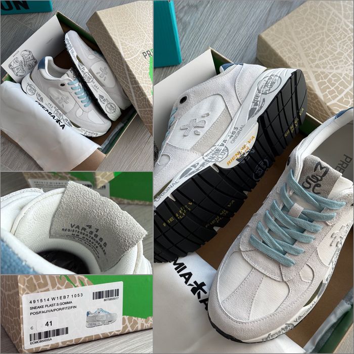 Premiata lander white blue (NEW IN BOX)