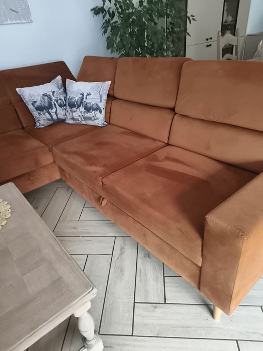 Narożnik .z funkcją spania