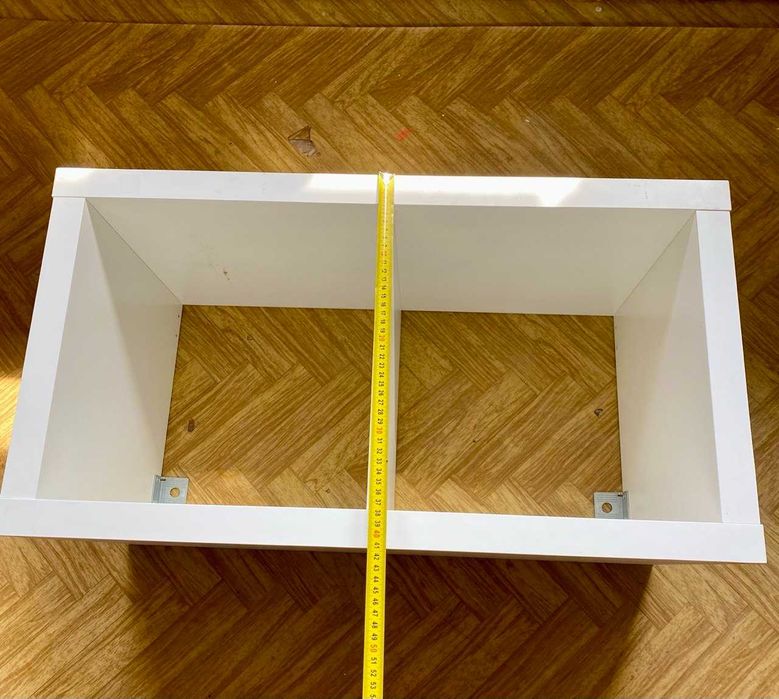 Półka wisząca IKEA szafka dwudzielna biała
