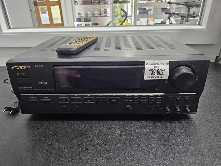 Wzmacniacz Kina Domowego CAT CS-907 * Komis Madej Gorlice