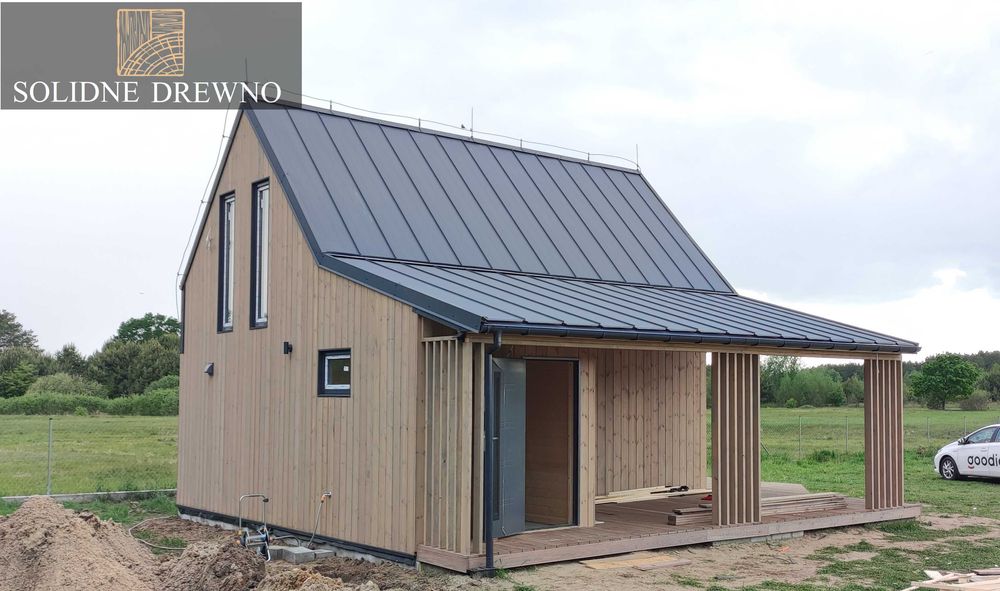 Deska elewacyjna 19x146 Faza świerk Skanydanwski pióro-wpust podbitka