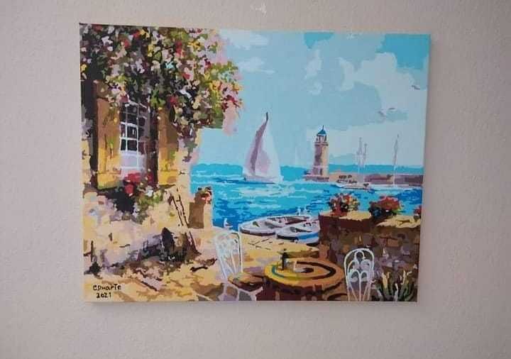 Quadro praia esplanada