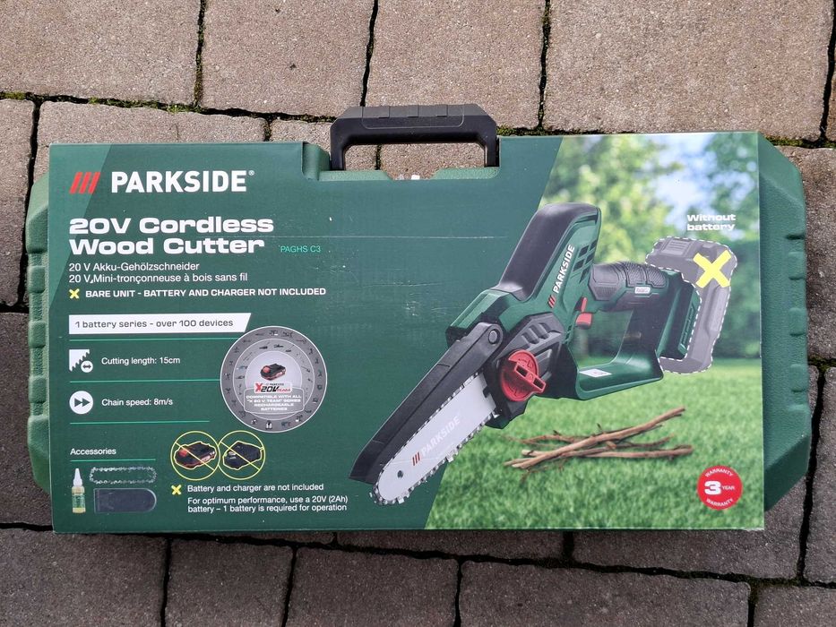 Zestaw Pilarka Piła Parkside PAGHS 20-Li C3 nowa
