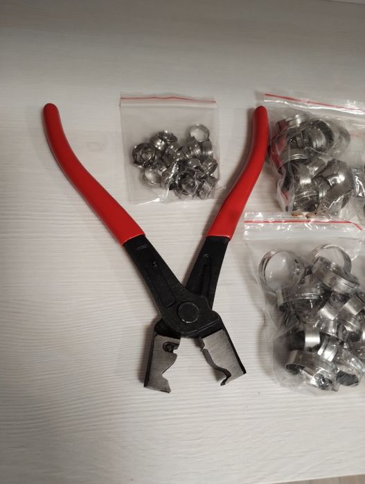 Клещі + набору хомутів