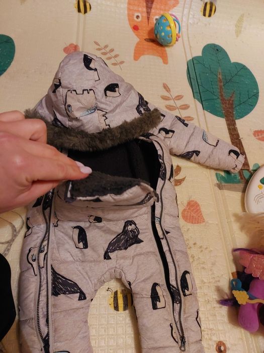 Зимовий дитячий комбенізон