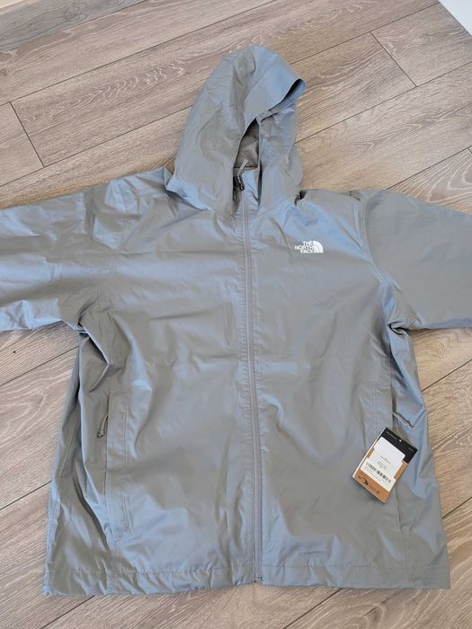 Kurtka przeciwdeszczowa z kapturem The North Face M Quest Jacket Monument Grey XXL