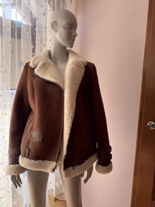 Kożuch naturalny ramoneska  roz 44