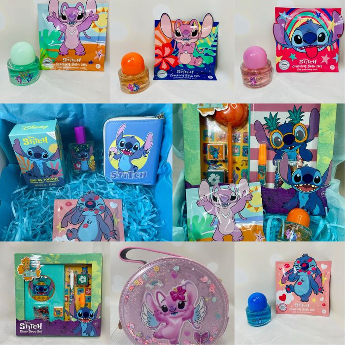 Прдарунковий набір Стіч туалетна вода Стіч блокнот сумочка бокс Стіч