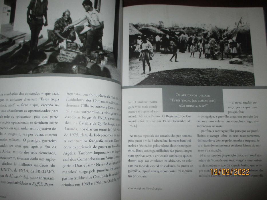 Livro - Guerra de àfrica - Angola - Batalhas da História de Portugal