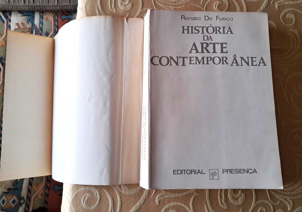 História da Arte Contemporânea – Renato de Fusco – 1.ª edição 1988