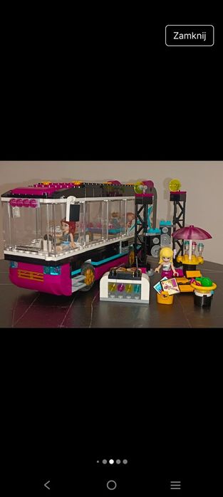 LEGO 41106 Friends Zestaw Pop Star Tour Bus Livi Mia.