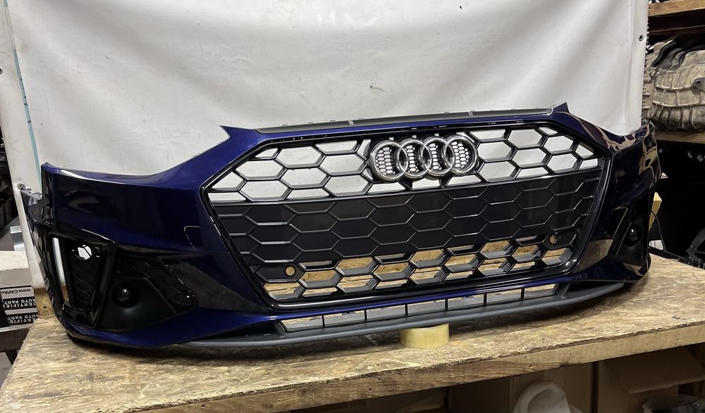 Передний бампер Audi A4 B9 2016-2023 S-line competition