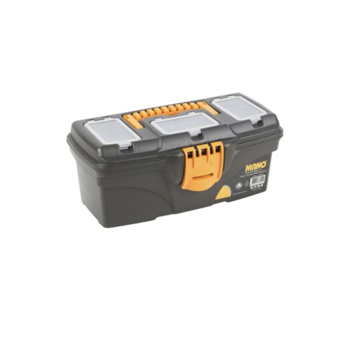 Ящик для інструментів класичний із органайзером 13" чорний (C.OR-13)