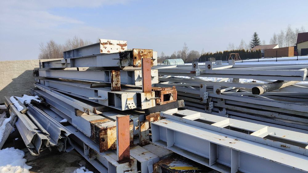 Konstrukcja hala stalowa MAGAZYN 45mx21m z rozbiórki