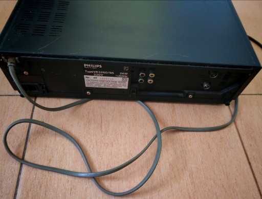 Magnetowid Philips VR 3260/95 Czarny Odtwarzacz VHS Video do naprawy